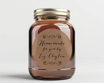 Custom Canning Labels: Homemade Jam Jar Stickers
