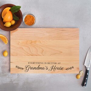 Grandma Gift - Mothers Day Gift - Charcuterie Board - Custom Cutting Board - Cheese Board