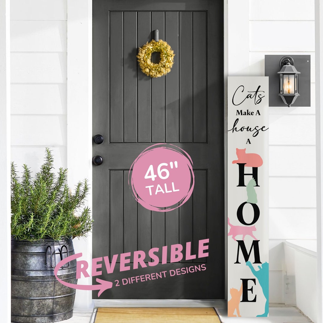 Cats House, Cat Porch Decor, Cat Decor Gifts, Front Porch Decor, Cat