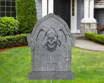 Fake Gravestone, Outdoor Halloween Decorations, Haunted Graveyard, Spooky Cemetery