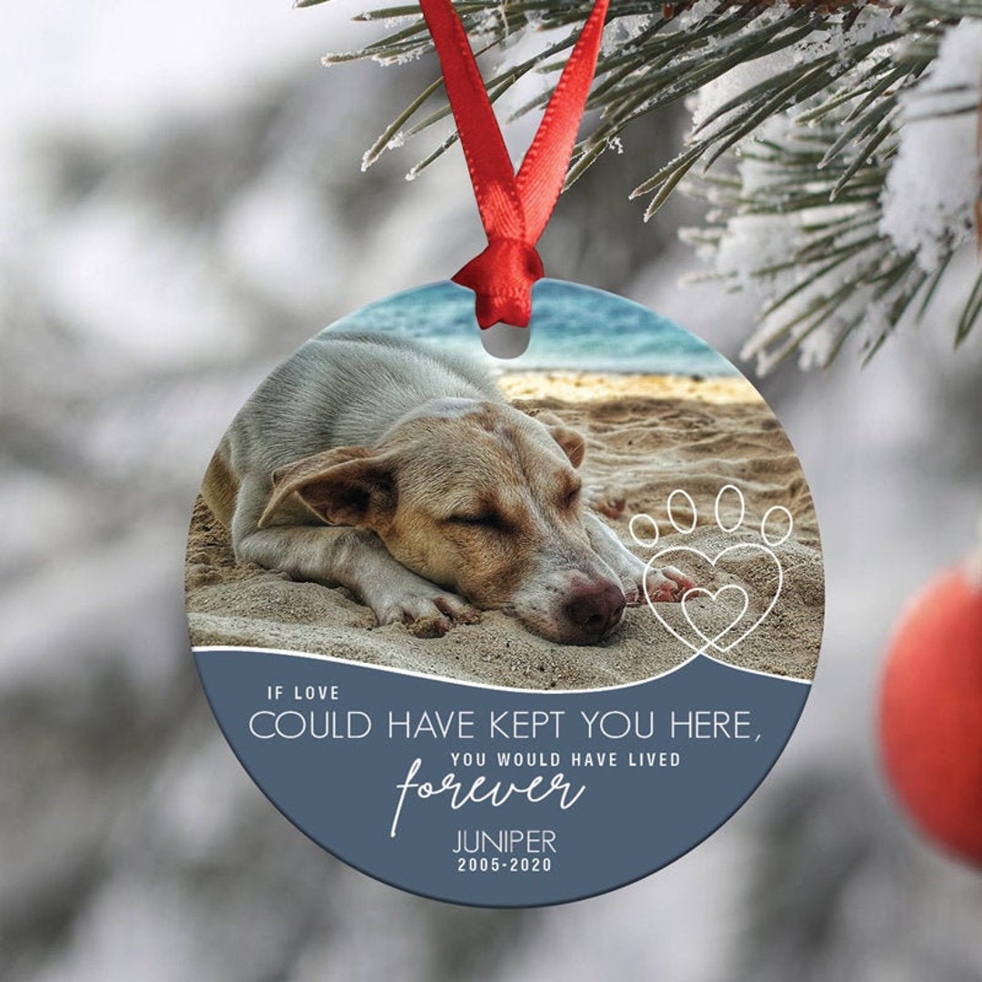 Personalized Pet Memorial Ornament: Heartfelt Keepsake for Dog Loss ...