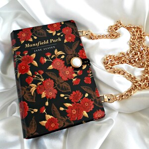 Mansfield Park Book Purse, Crossbody Bag, Jane Austen Book Purse, Book Clutch, Book Purse, Mansfield Park Book Bag UK image 1