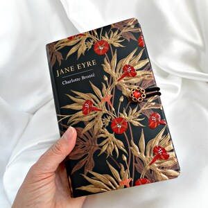 Borsa per libri Jane Eyre, Pochette per libri, Borsa a tracolla, Borsa Jane Eyre, Borsa per libri Jane Eyre UK, Regalo per l'amante di Charlotte Bronte immagine 3