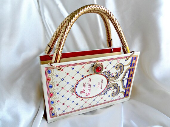 Anna Karenina Book Handbag UK Leo Tolstoy Book Cover Bag | Etsy