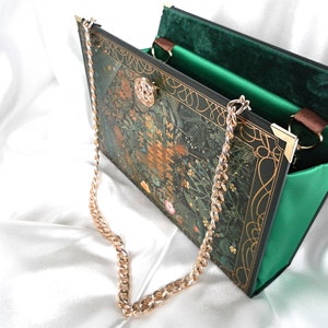 Book Handbag Brothers Grimm, Crossbody Bag, Fairy Tale Handbag, Book Shaped Bag, Story Book Bag, Graduation Unique Purse image 6