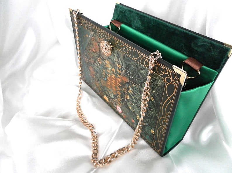 Book Handbag Brothers Grimm, Crossbody Bag, Fairy Tale Handbag, Book Shaped Bag, Story Book Bag, Graduation Unique Purse image 6