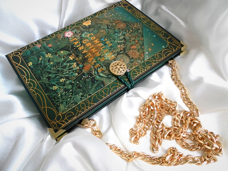 Book Handbag The Brothers Grimm, Fairy Tale Handbag, Book Cover Bag UK, Story Book Handbag, Crossbody Bag image 6