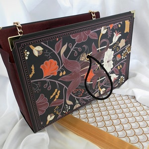 Jane Austen Book Purse Handbag, Pride and Prejudice, Sense and Sensibility, Crossbody Bag, Book Shaped Purse, Jane Austen Fan Gift image 5