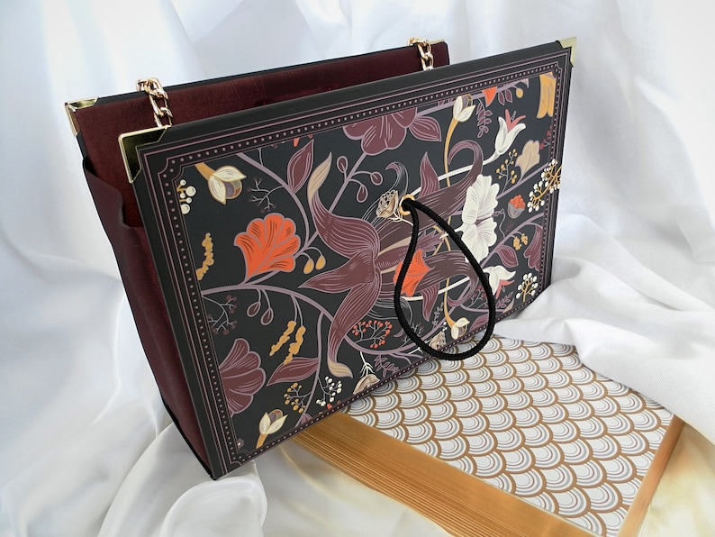 Jane Austen Book Purse Handbag, Pride and Prejudice, Sense and Sensibility, Crossbody Bag, Book Shaped Purse, Jane Austen Fan Gift image 5