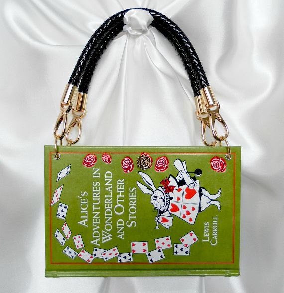 Alice im Wunderland Buch Handtasche UK Alice Buch Tasche Etsy