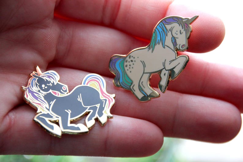 Unicorn Enamel Pins Etsy Canada