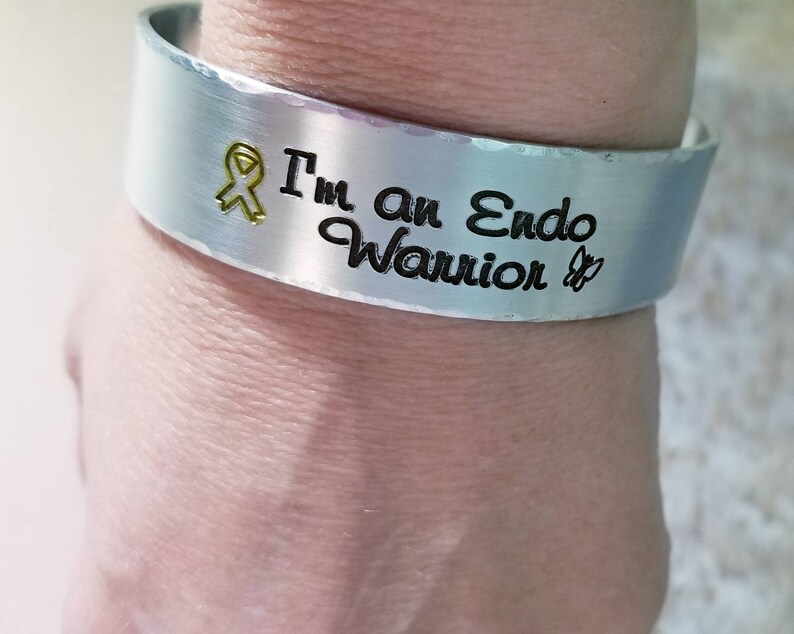I/'m an Endo Warrior Butterfly Need A Cure Endometriosis Endo Warrior Ribbon Medical ID Endometriosis Awareness Endo Gift For Her