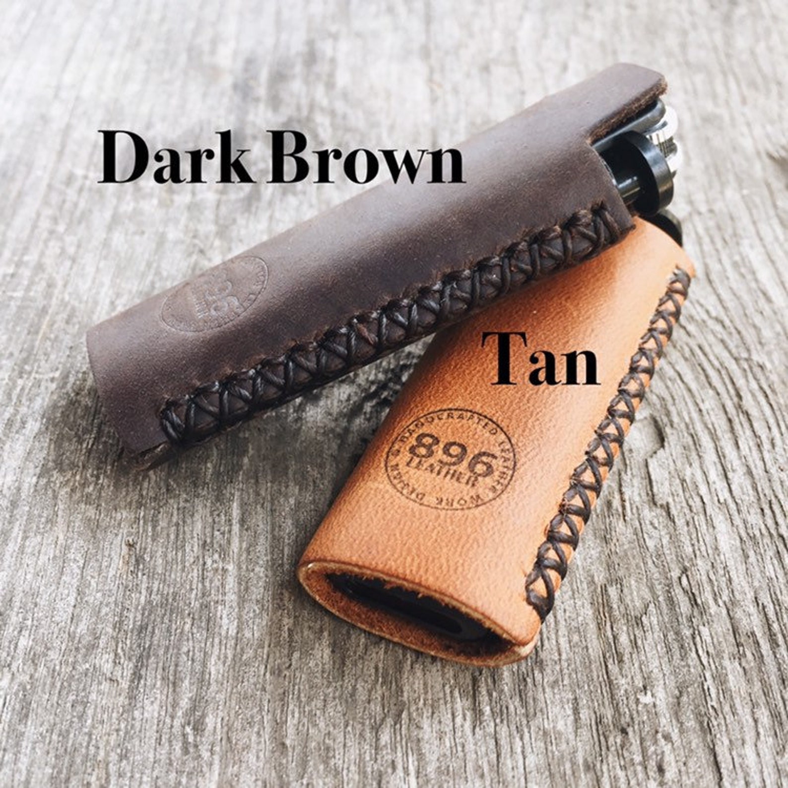 Tan leather lighter case Lighter cover Handmade lighter case Etsy