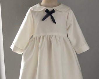 Taufkleid Junge Mädchen Leinen Baumwolle Taufe Familientaufkleid FAMILY