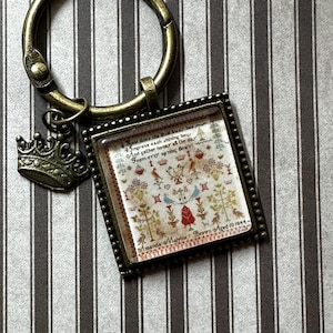 Amanda Malviney Brown Thread Keep / Scissor Fob