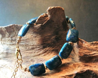 Lapis Lazuli Bracelet - Handmade in Ireland