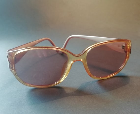 Vintage DIOR Sunglasses - 1960s - Brown/Gold Flas