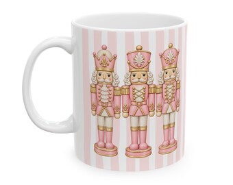 Personalized Nutcracker Ceramic Mug Teacher Christmas Gift