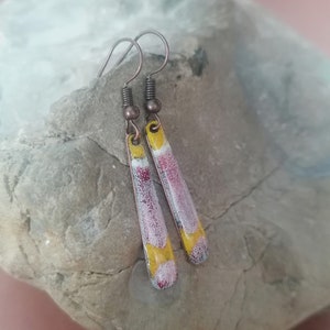 Pendientes de esmalte de cobre