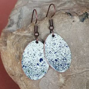 Pendientes de esmalte de cobre