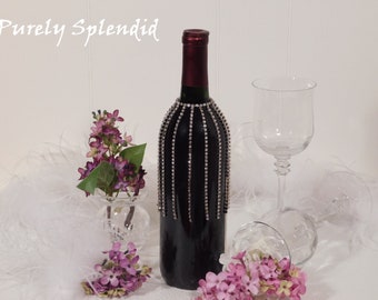 Wine Bottle Jewelry, Bottle Bling, reusable, you supply the bottle