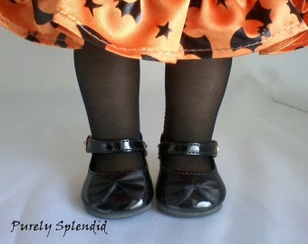 Sheer Black Hose for 18 inch Girl Doll, American made Perfect Fit Girl Doll Hose