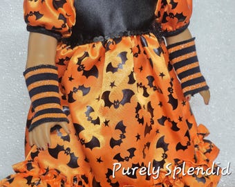Halloween Armlets / Leg Warmers for 18 inch Girl Dolls, American made PERFECT FIT
