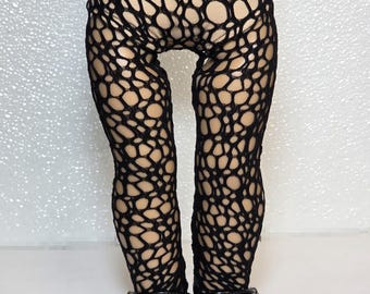 Fishnet Doll Tights- Random Holes, 18 inch Girl Doll hose, American made, PERFECT FIT Fish Net stockings