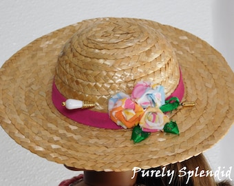 Hat Pin for 18 inch dolls, American made White Hat Pin
