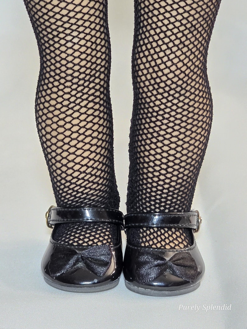 Black FishNet Hose for 18 inch dolls / American made /Purely Splendid