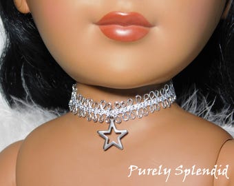 Sugar Plum Fairy Necklace for 18 inch Girl Dolls, American Made