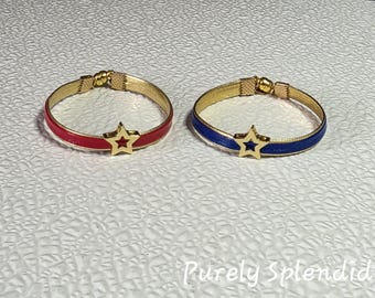 Star Choker for 18 inch Girl Dolls, American Made, 2 color choices