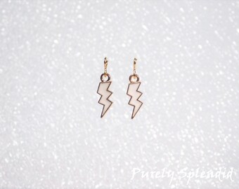 Pendientes colgantes con forma de rayo para muñecas de 45 cm (18 pulgadas) ¡O pendientes a juego para ti!