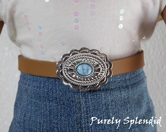 Concho Belt for 18 inch Girl or Boy Dolls, American made, two colors