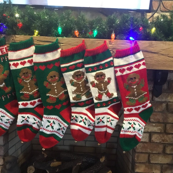 Gingerbread Stocking Etsy