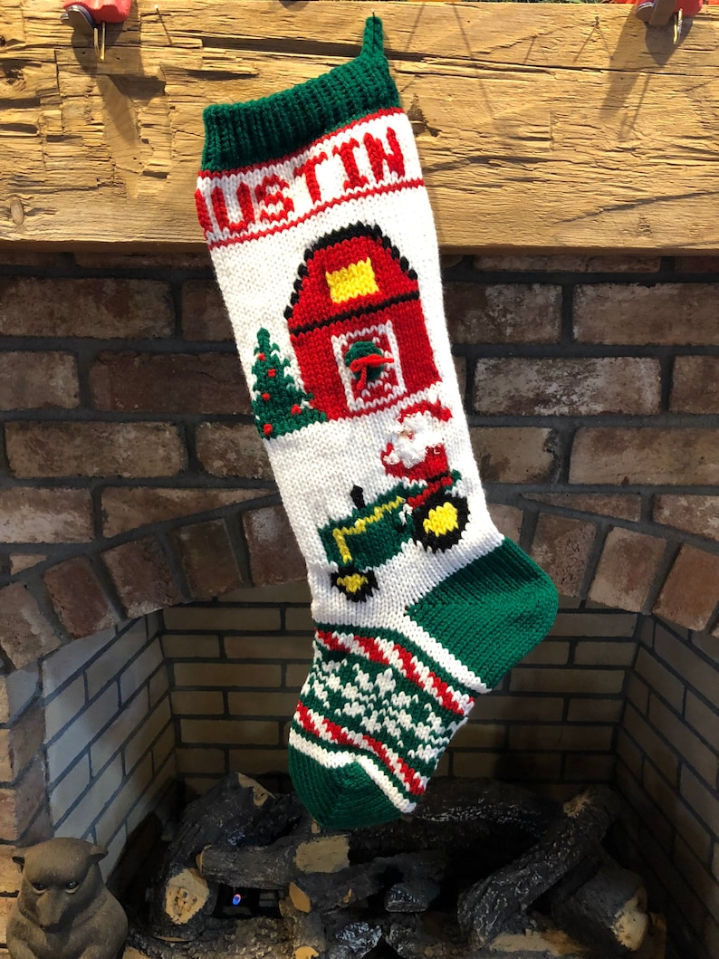 Hand Knitted Christmas Stockings image 8