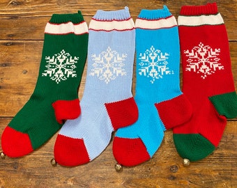 SALE! SALE! SALE! Hand Knit Christmas Stockings