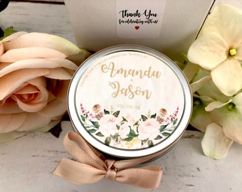 Candle Wedding Favor Etsy