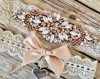 Gold Wedding Garter Etsy