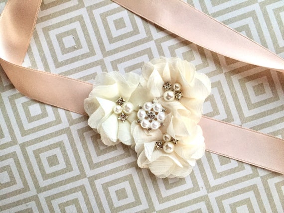flower girl sash