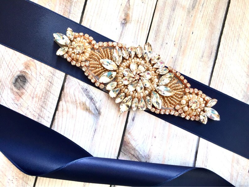 Rose Gold Bridal Garter Rose Gold Garter Rose Gold Garter Set Rose gold and Navy garter set Rose Gold Wedding Garter No Slip Garter Set