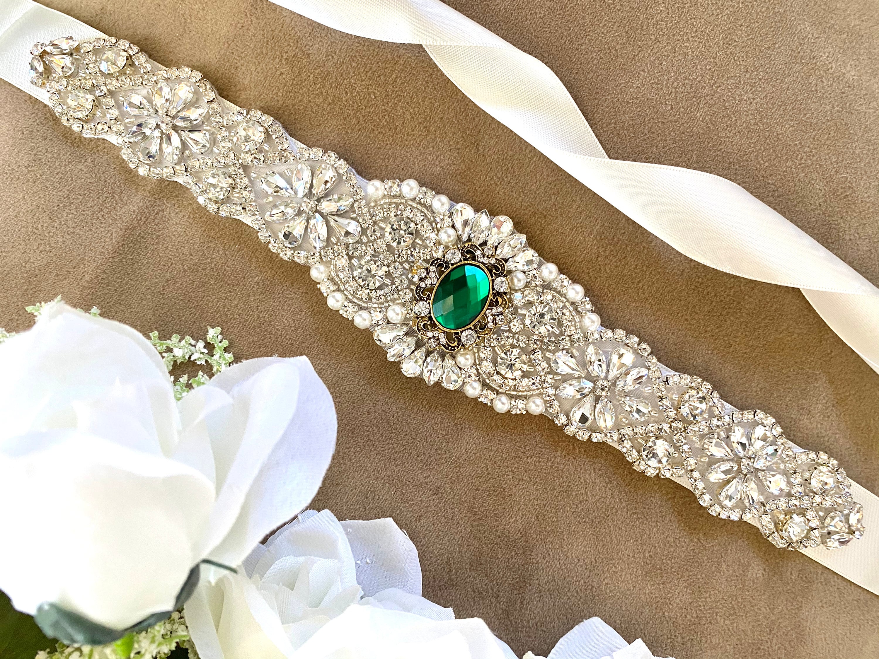 Emerald Bridal Belt
