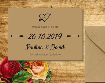 Save the Date "Pauline"