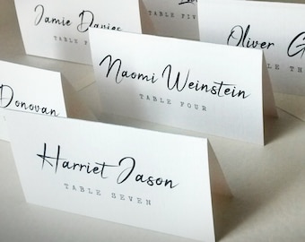Place cards "Harriet"