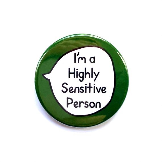 HSP Awareness Pin Buttons - Highly Sensitive Person Kit - Set of 6
