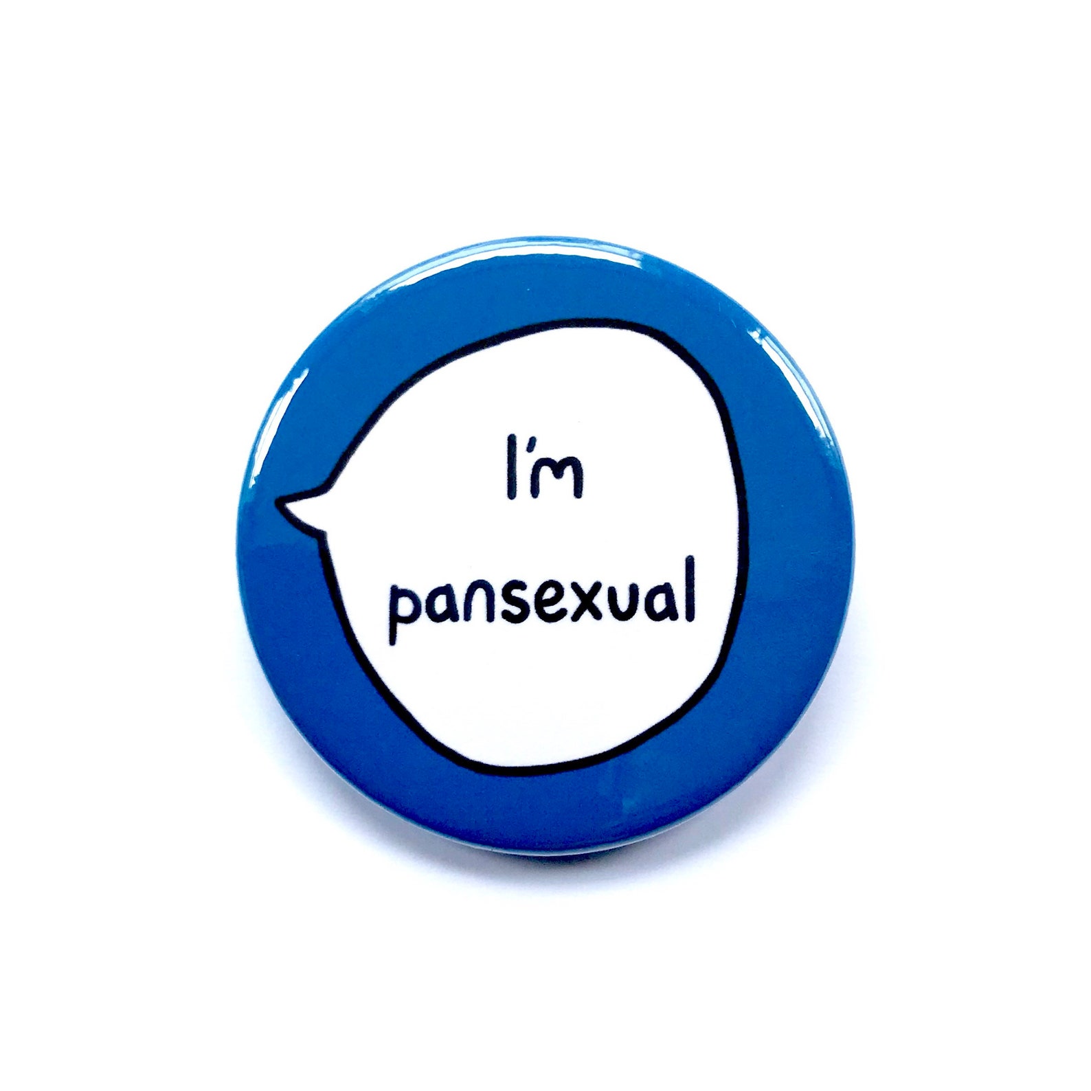 I'm Pansexual Sexuality Pin Badge Button Etsy
