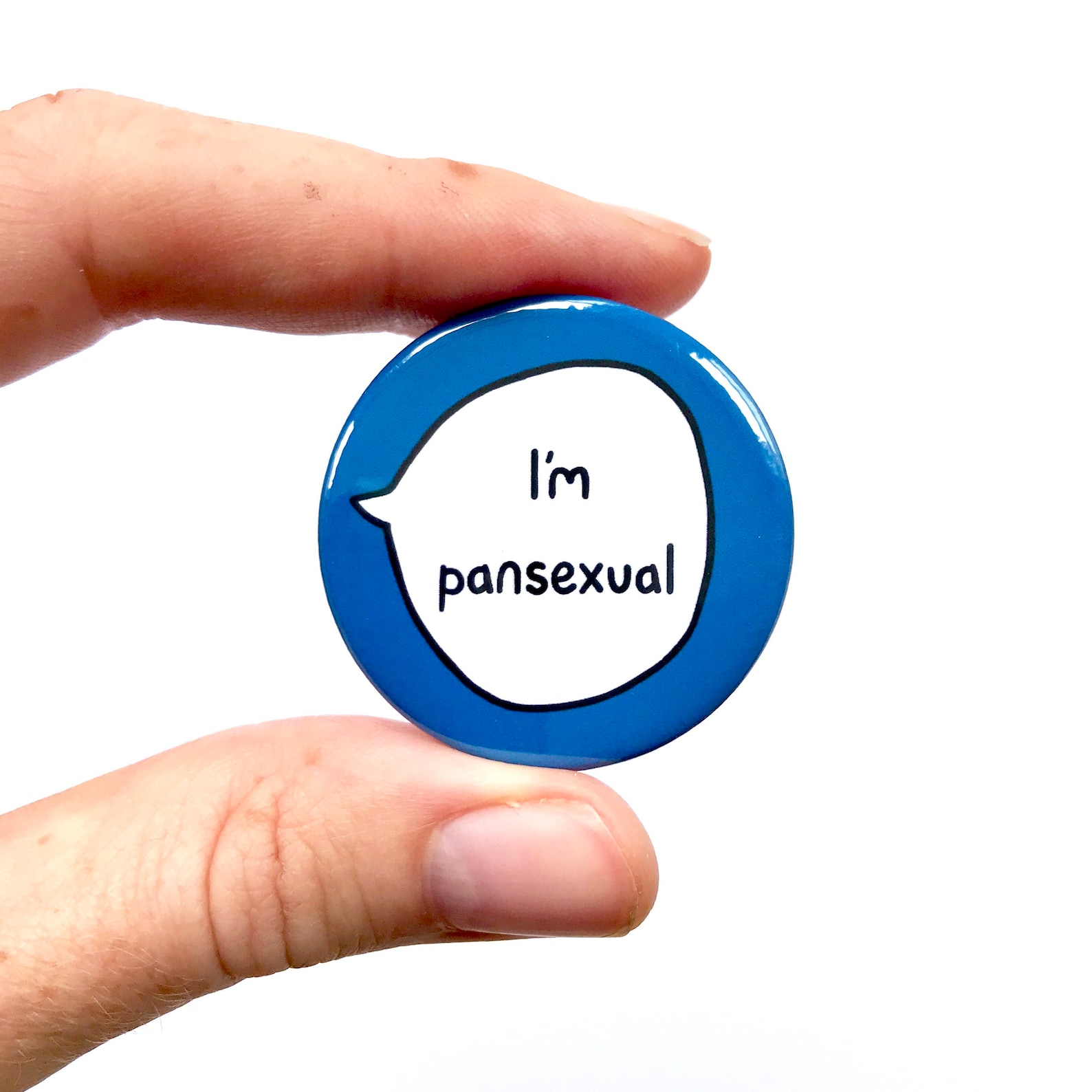 I'm Pansexual Sexuality Pin Badge Button Etsy