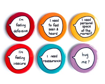 Relationships Kit - 6 Pin Badge Buttons