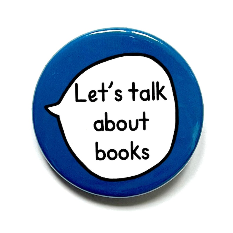 Book Lover Bookworm Pin Badge Button Gift Set Trio image 5