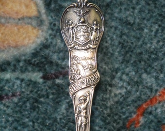 Sterling New York Souvenir Spoon Watson Co. Silver Niagara Falls